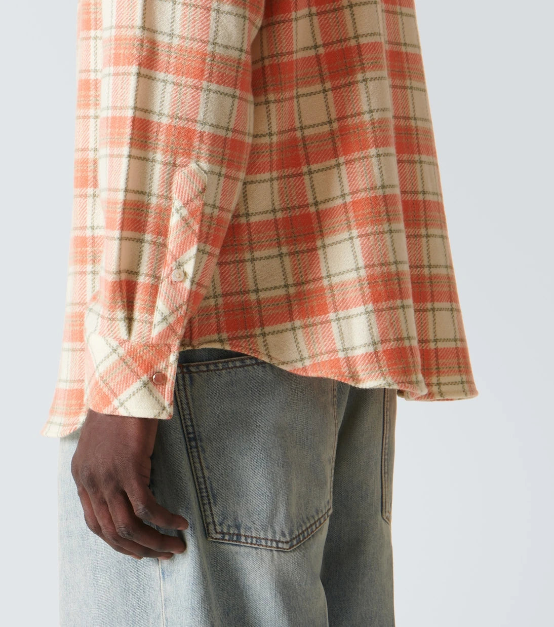 God's True Cashmere - Plaid cashmere shirt
