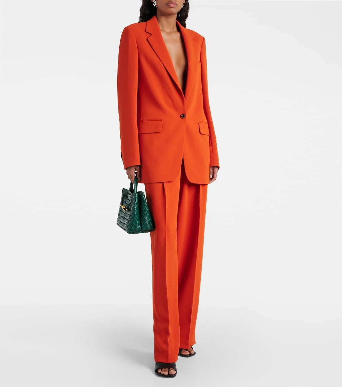 Dries Van Noten - High-rise crêpe straight pants