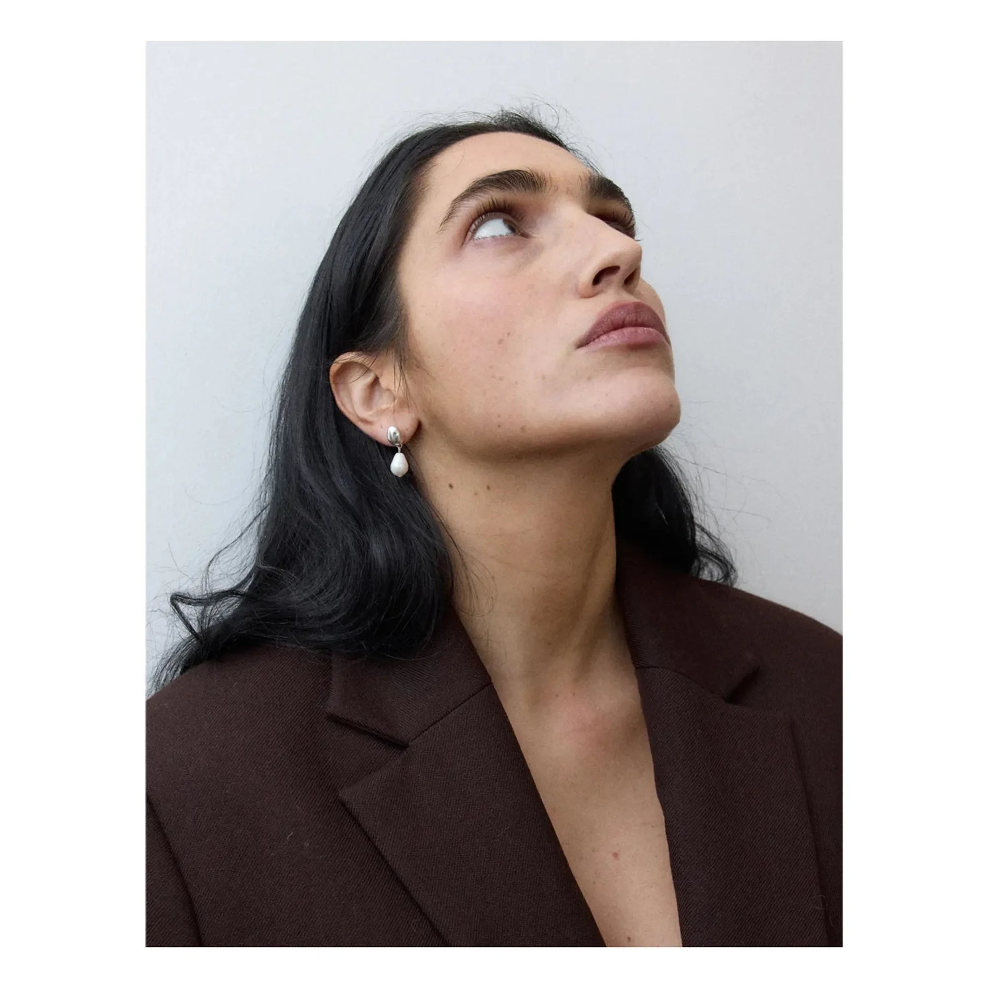 Louise Damas - La Perle earrings | Silver