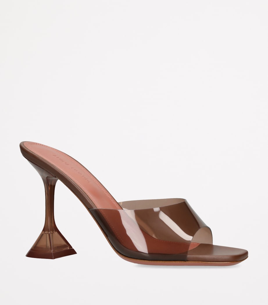 Brown Lupita Glass Mules 95