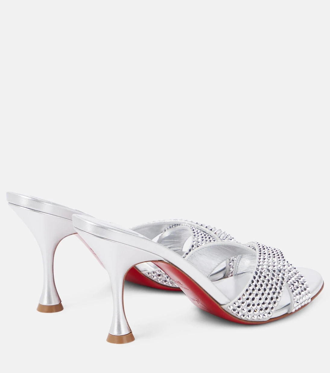 Christian Louboutin - Mariza Is Back embellished leather mules