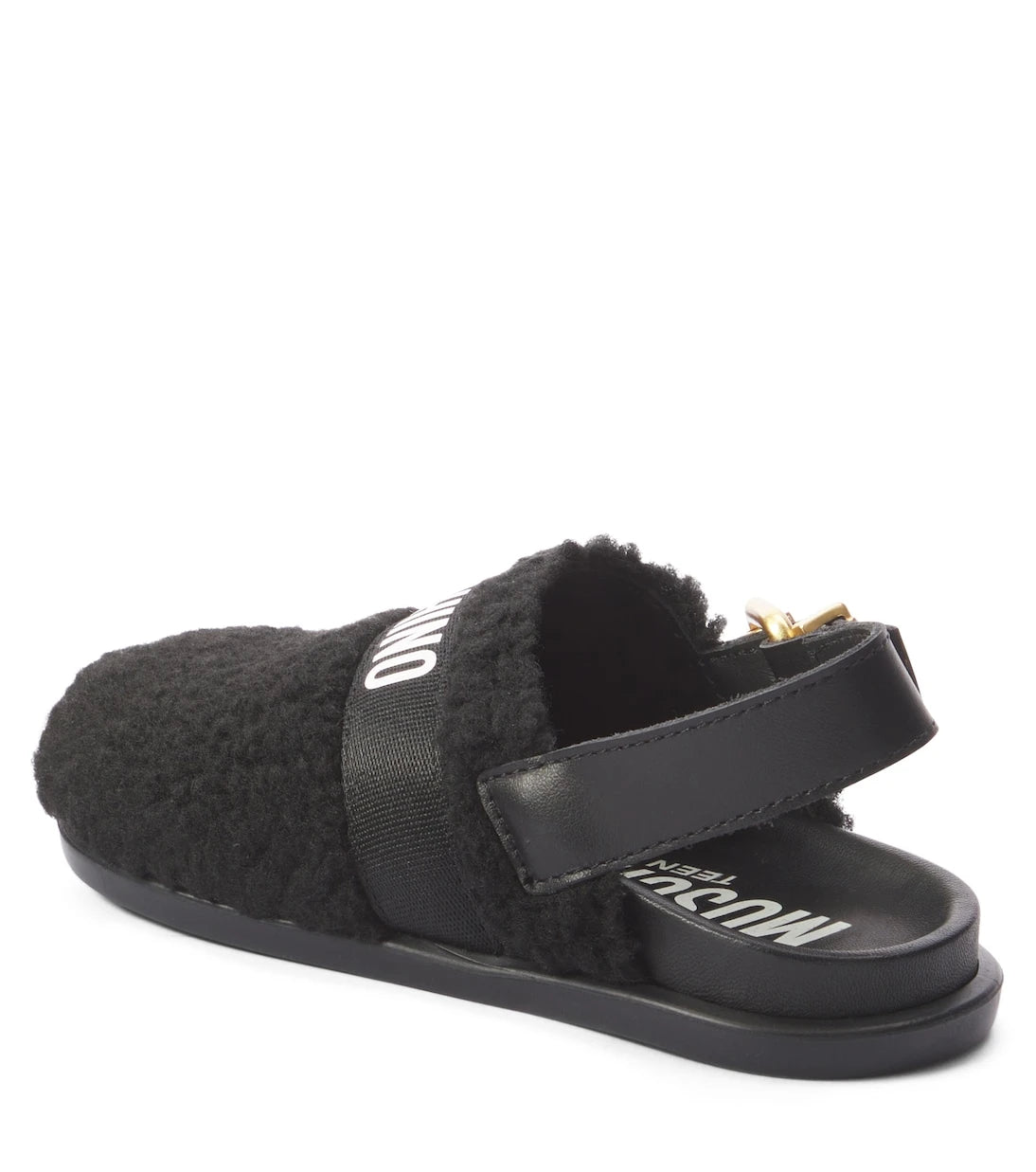 Moschino Kids - Logo slingback clogs