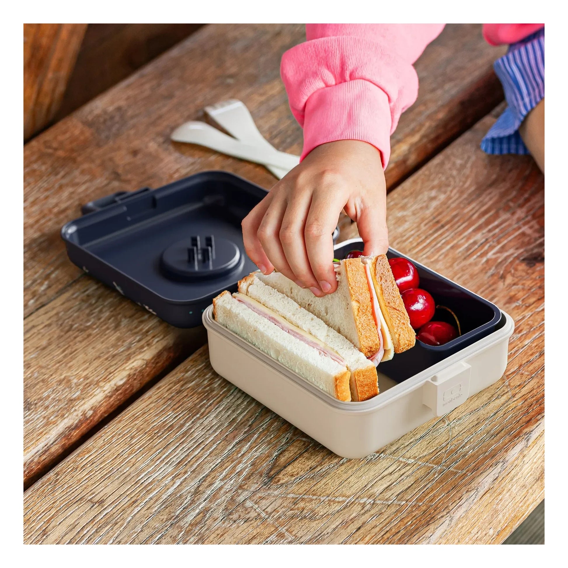 Monbento - Lunch box Snacky Loup | Blue