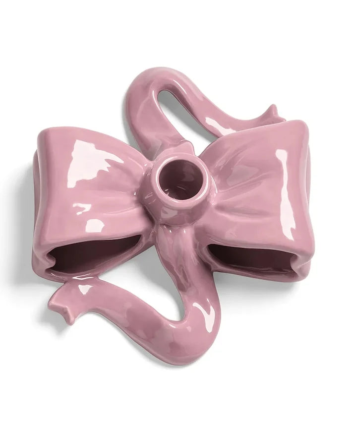 Dekoratif şamdan &k amsterdam ribbon pink