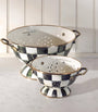 Courtly Check Enamel Colander