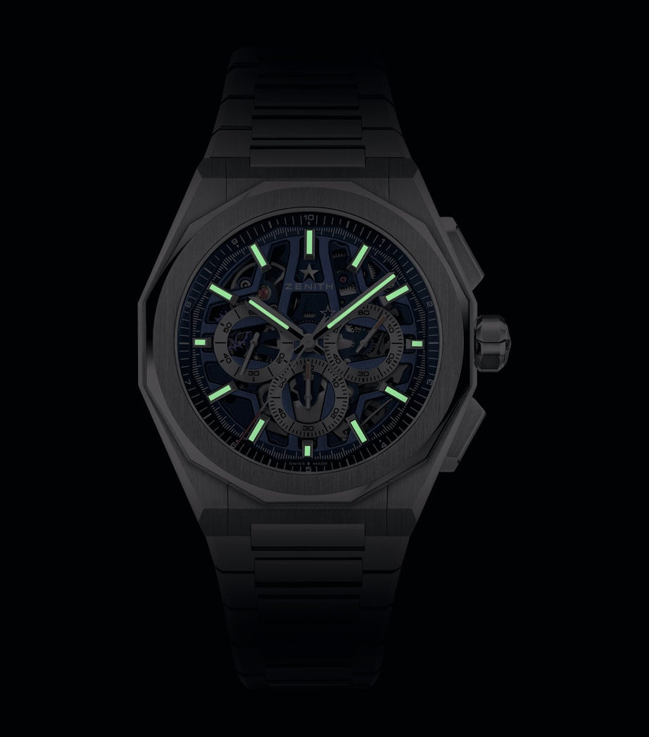 Zenith Stainless Steel Defy Skyline Skeleton Watch 41mm