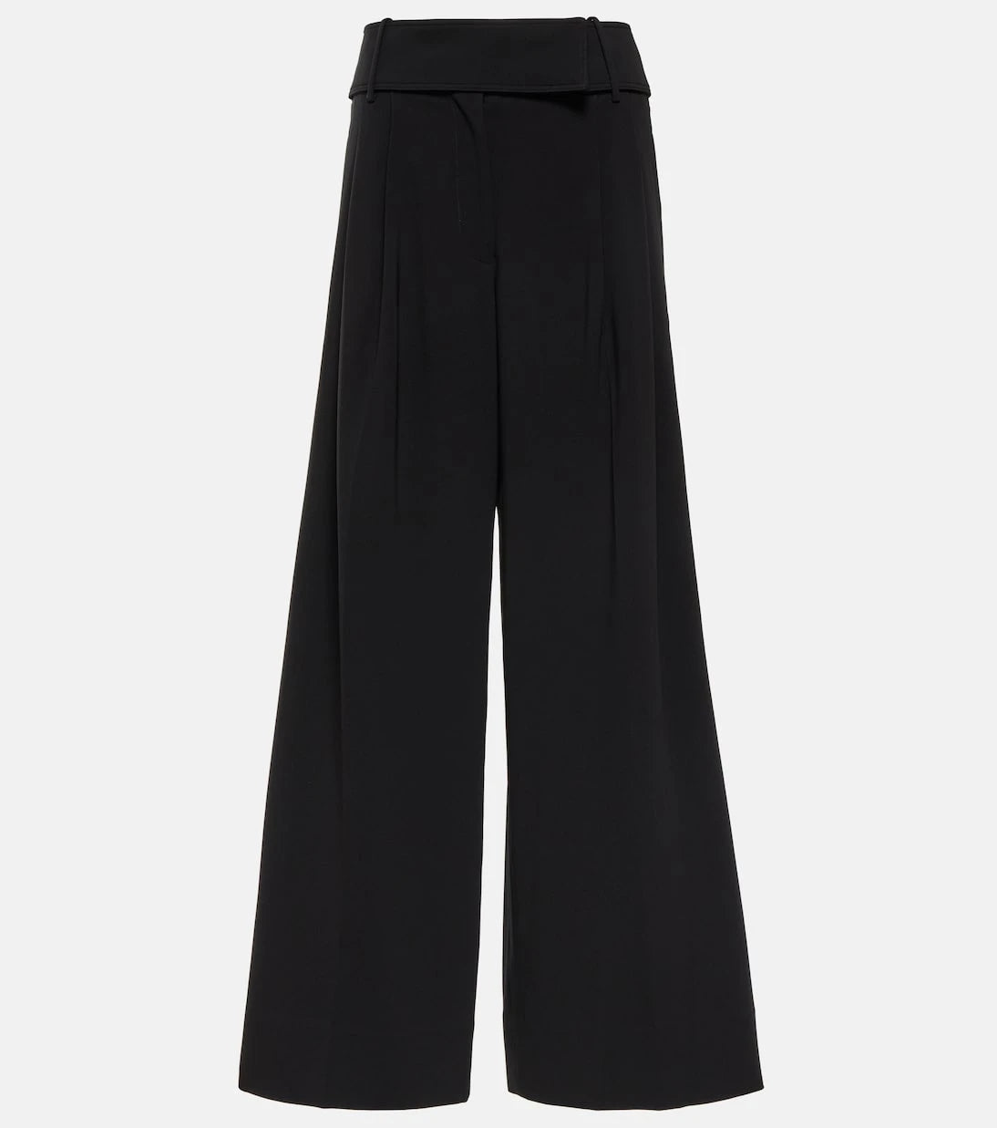 Proenza Schouler - بنطال كريب واسع الساقين
