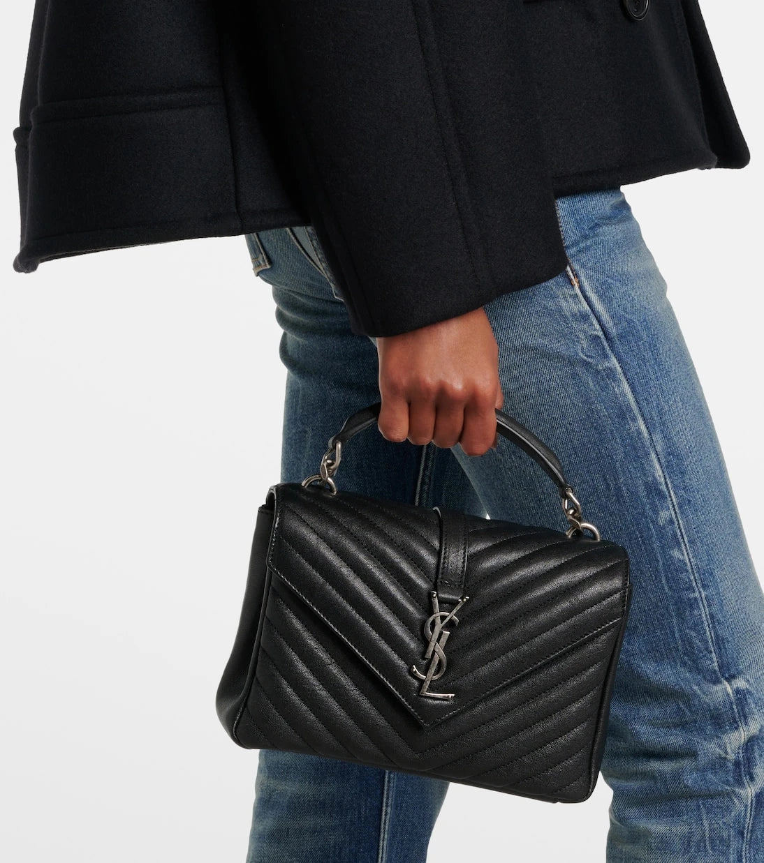 Saint Laurent - Collège Medium leather shoulder bag
