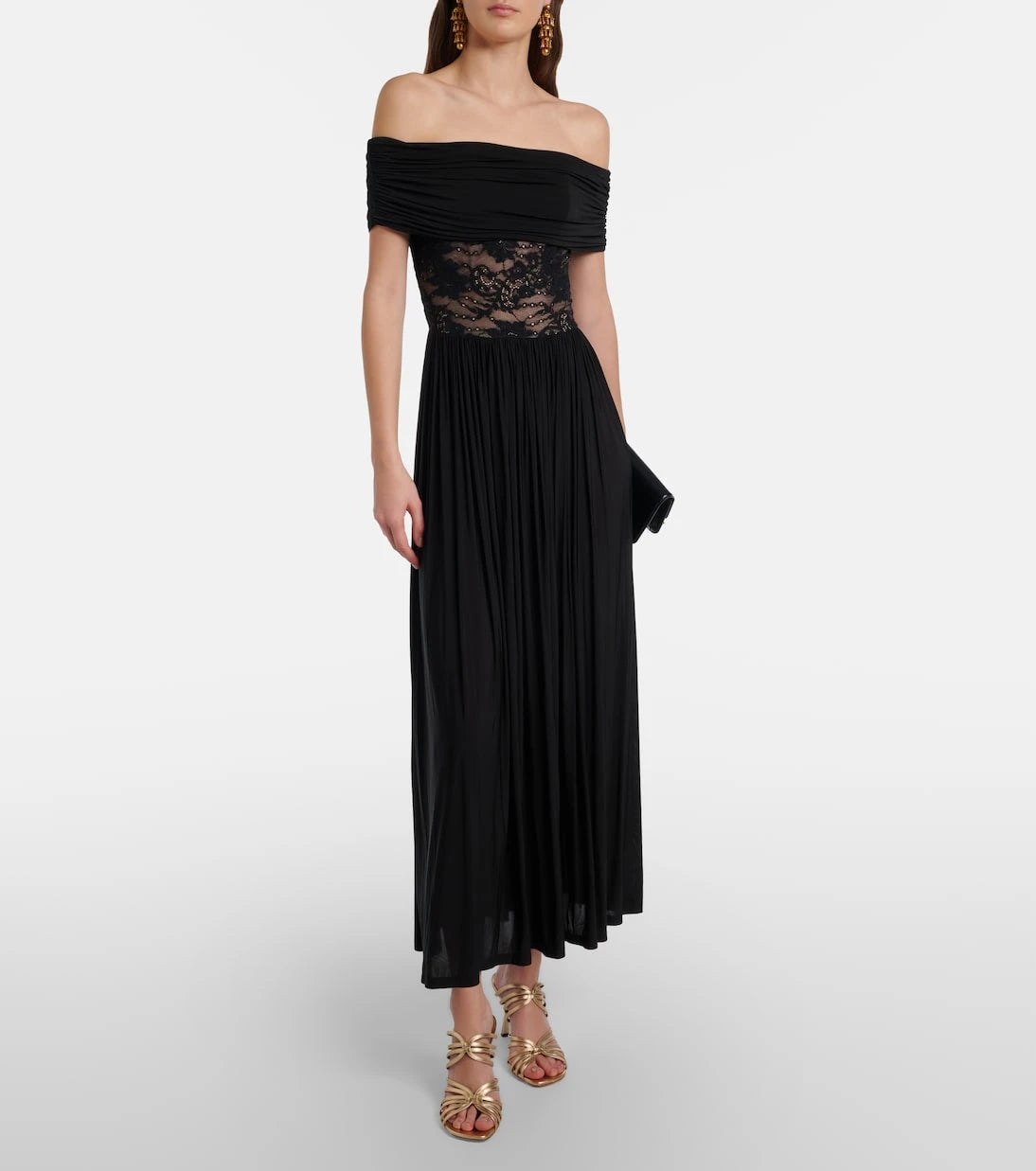 Zimmermann - Rebellion off-shoulder jersey maxi dress