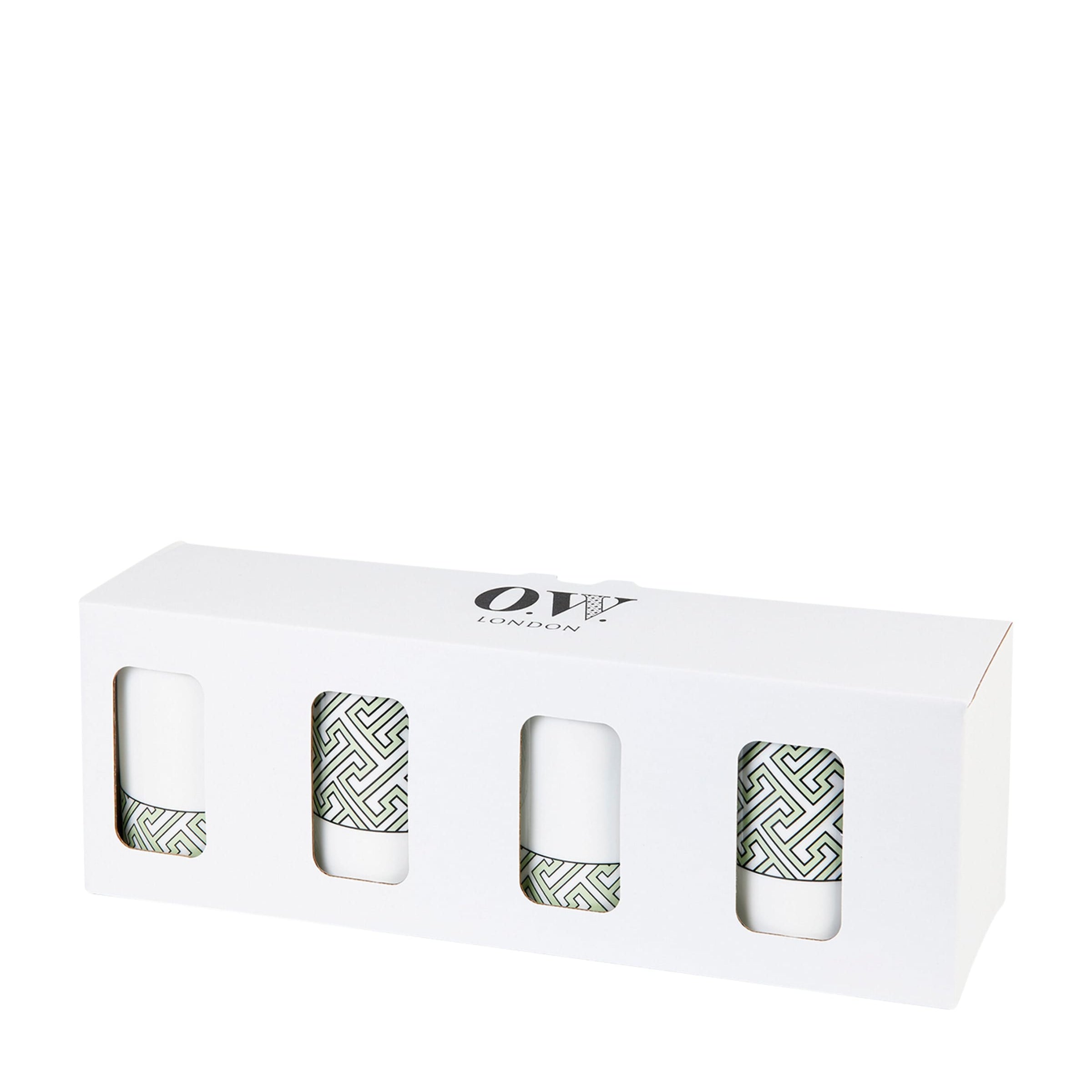 O.W.London Set of 4 Maze Mugs