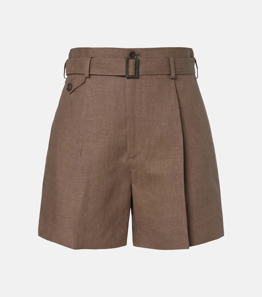 Ralph Lauren Collection - Denise belted linen shorts