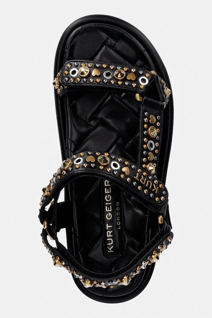 Kurt Geiger London kadın deri sandalet Orson Sandal