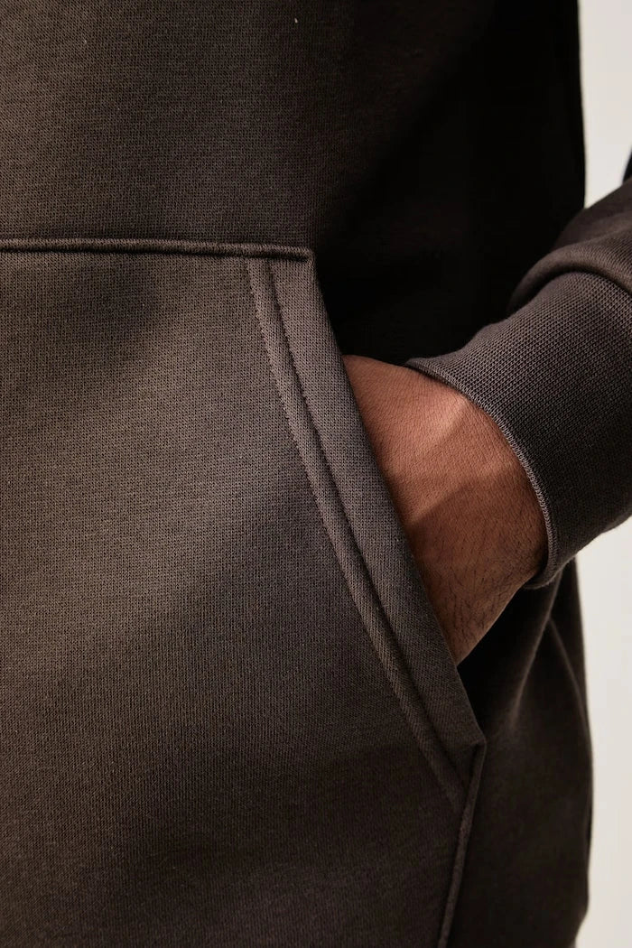 Kapüşonlu erkek pamuklu sweatshirt Essential Fleece