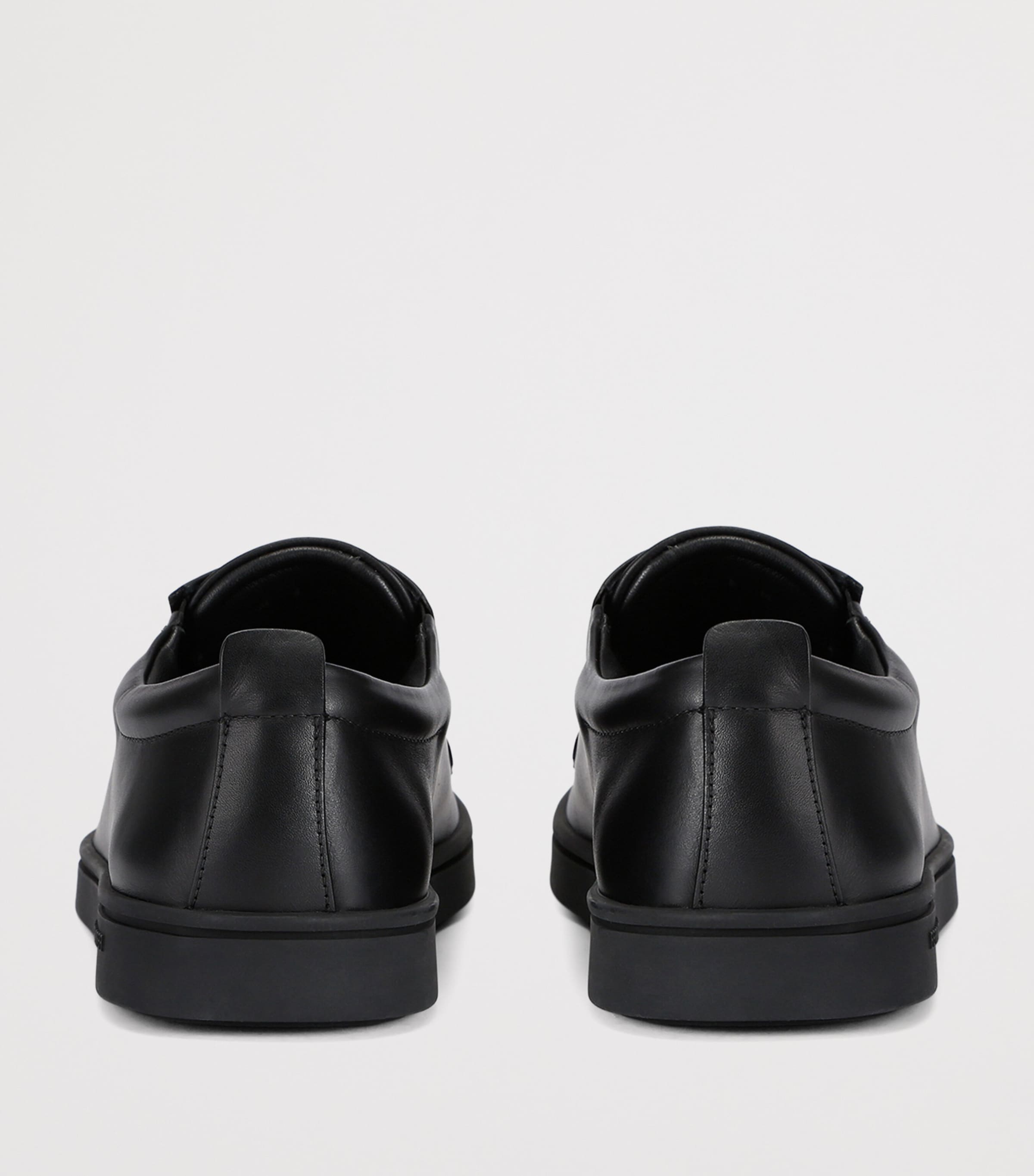 Salvatore Ferragamo Leather Alfie Slip-On Sneakers