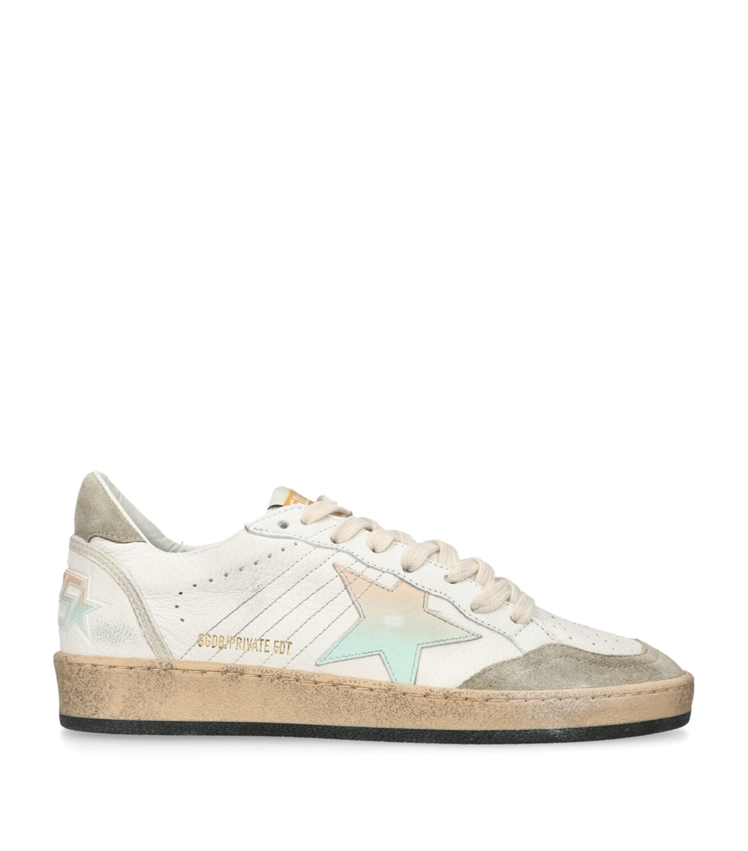 Multi Leather Ballstar Low-Top Sneakers