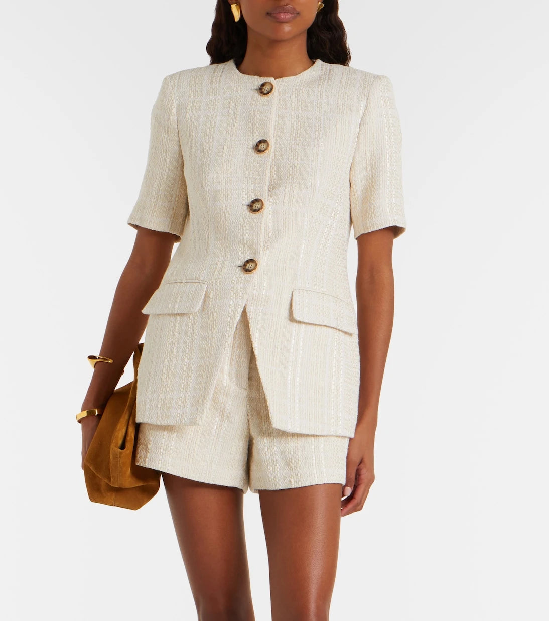 Veronica Beard - Bodie cotton-blend tweed jacket