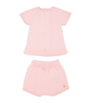 Cotton Knitted Top and Bloomers Set (0-6 Months)
