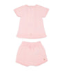 Cotton Knitted Top and Bloomers Set (0-6 Months)