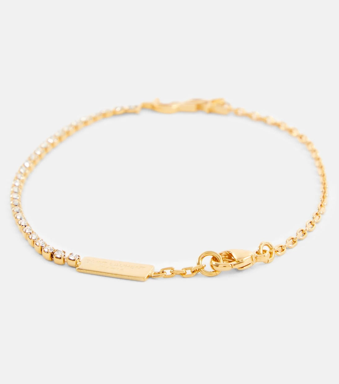 Saint Laurent - Cassandre embellished bracelet