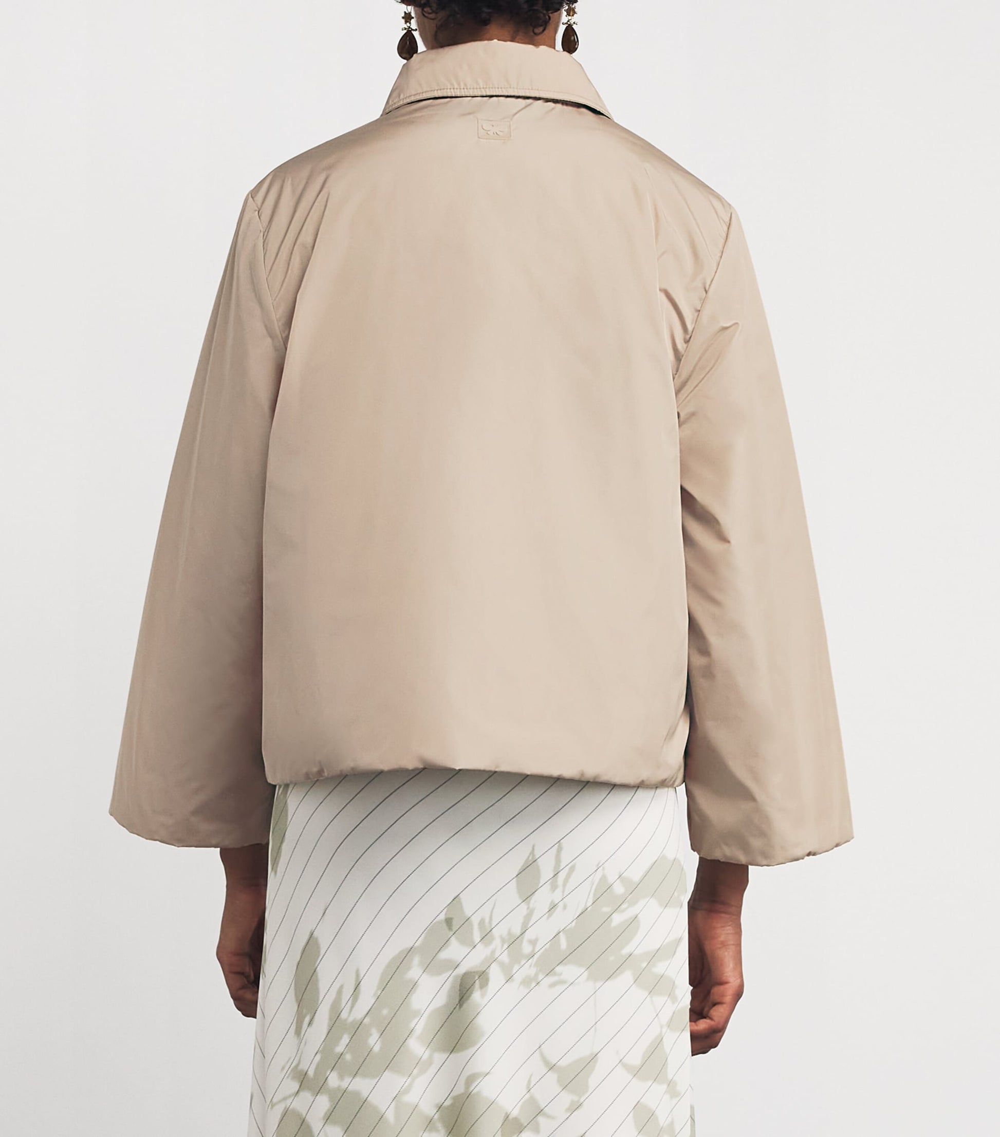 Weekend Max Mara Beige Reversible Padded Jacket