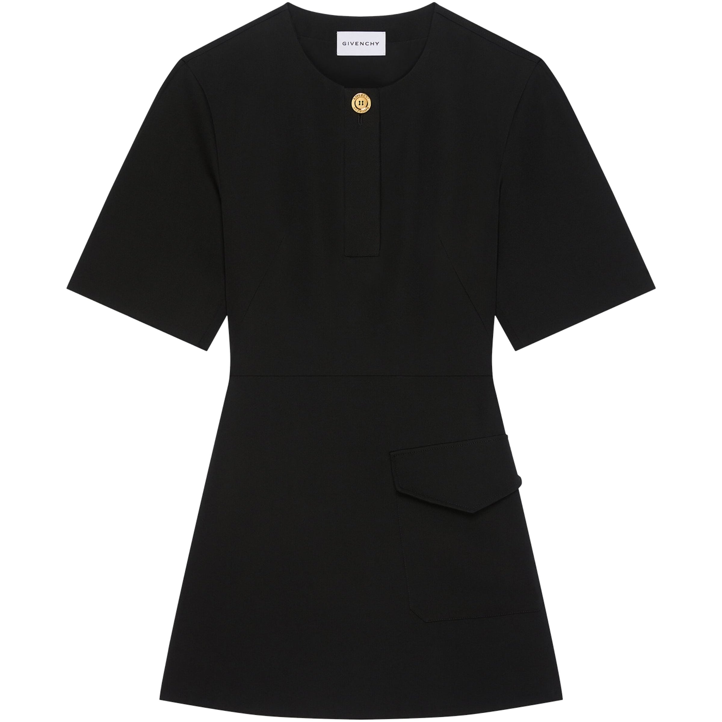 Givenchy Black Cocoon Mini Dress