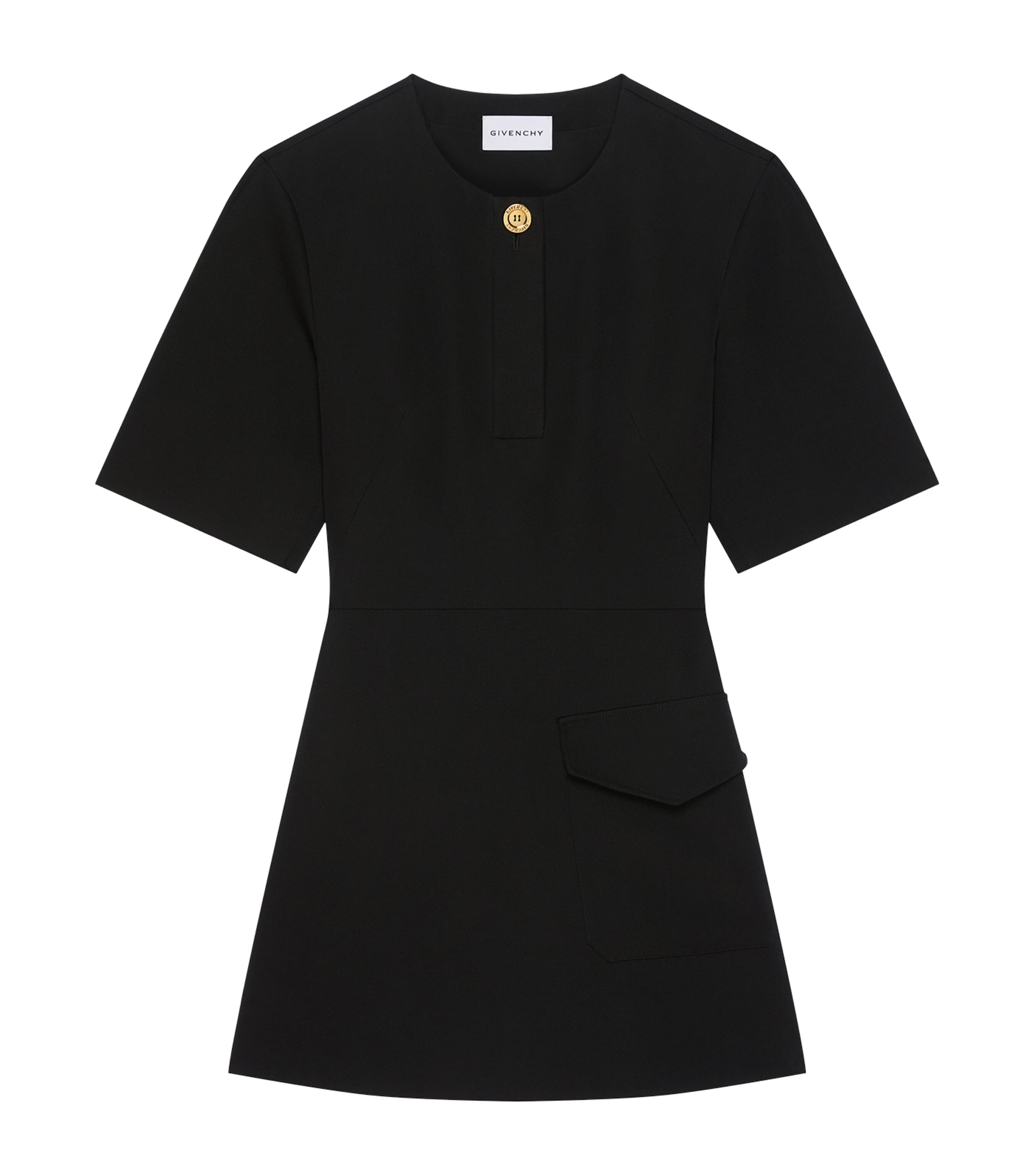 Givenchy Black Cocoon Mini Dress