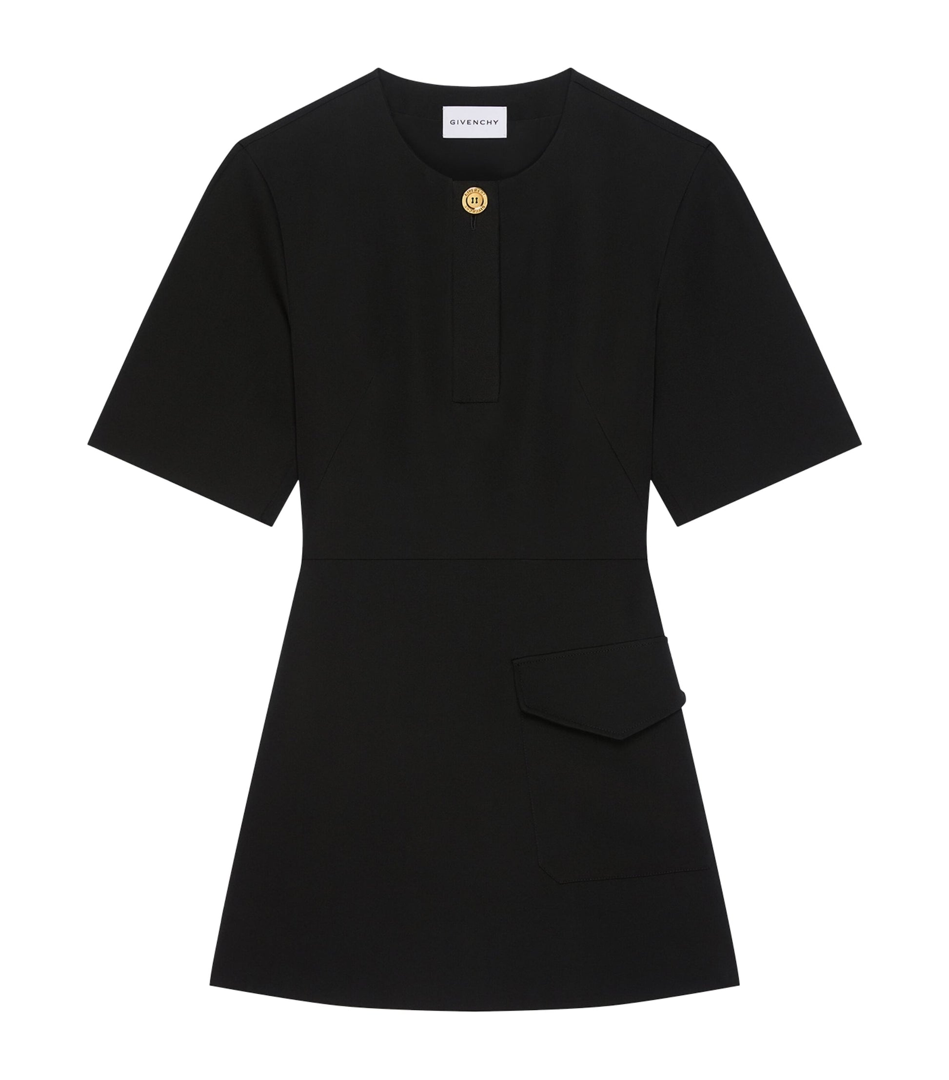 Givenchy Black Cocoon Mini Dress