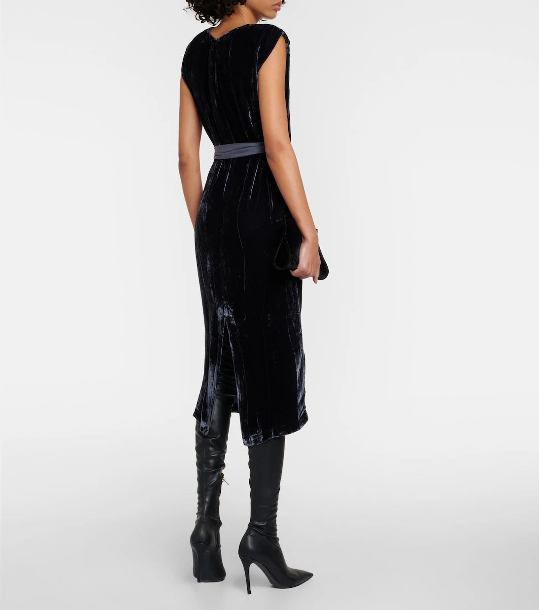 Velvet - Kandace velvet midi dress
