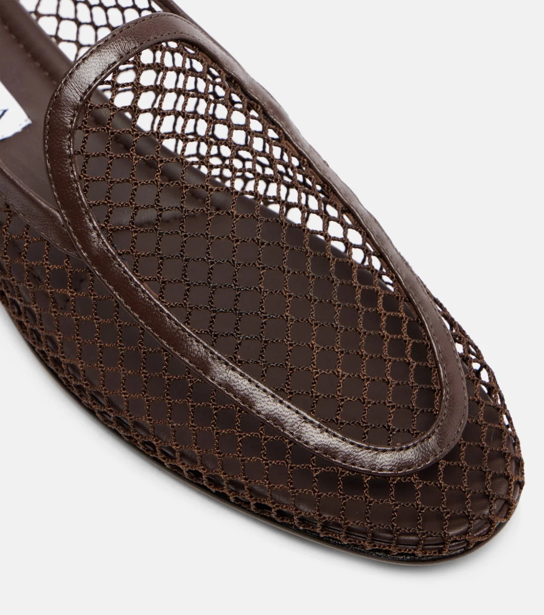 Aquazzura - Saint Germain leather-trimmed moccasins
