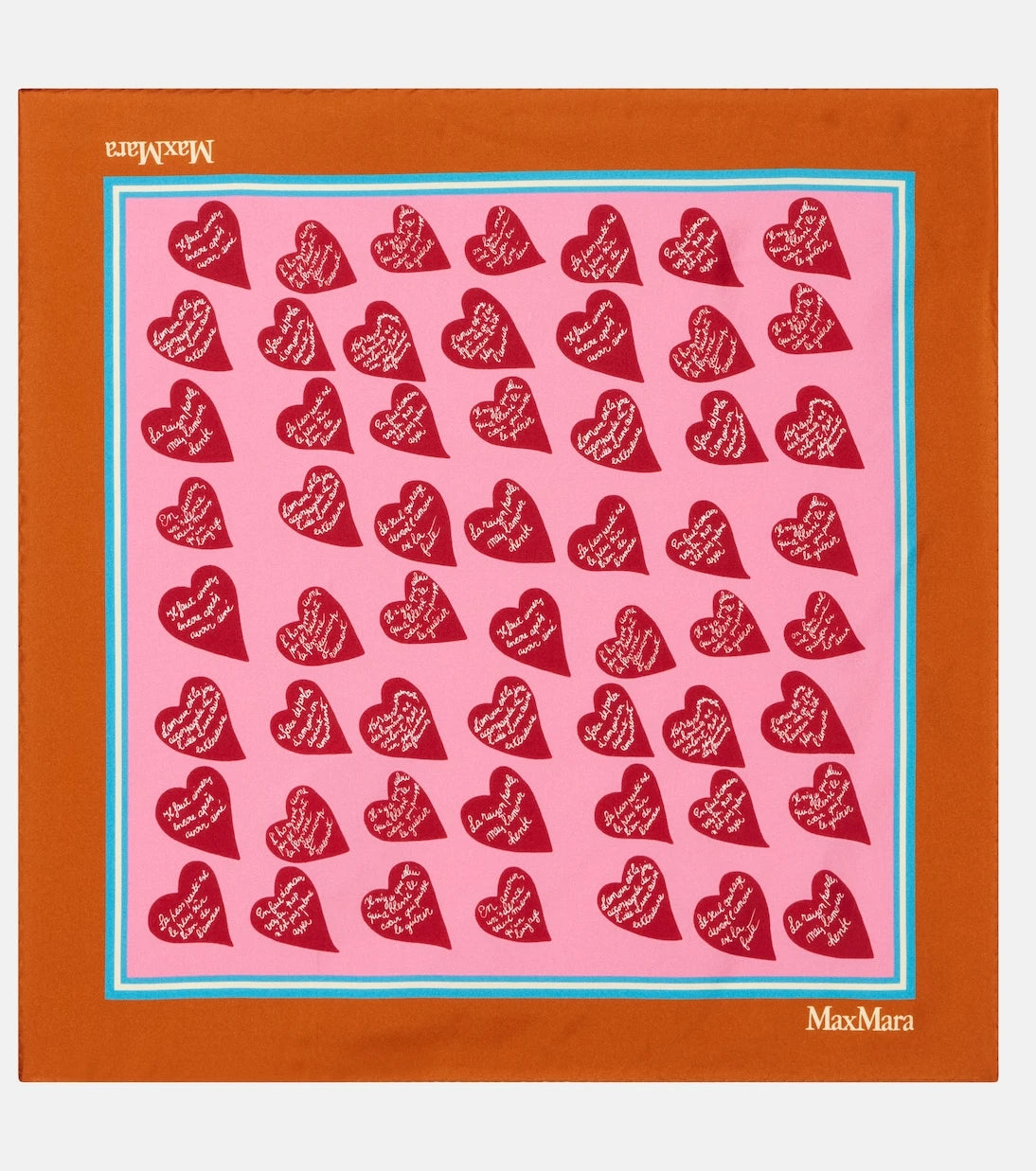 Max Mara - Printed silk twill scarf