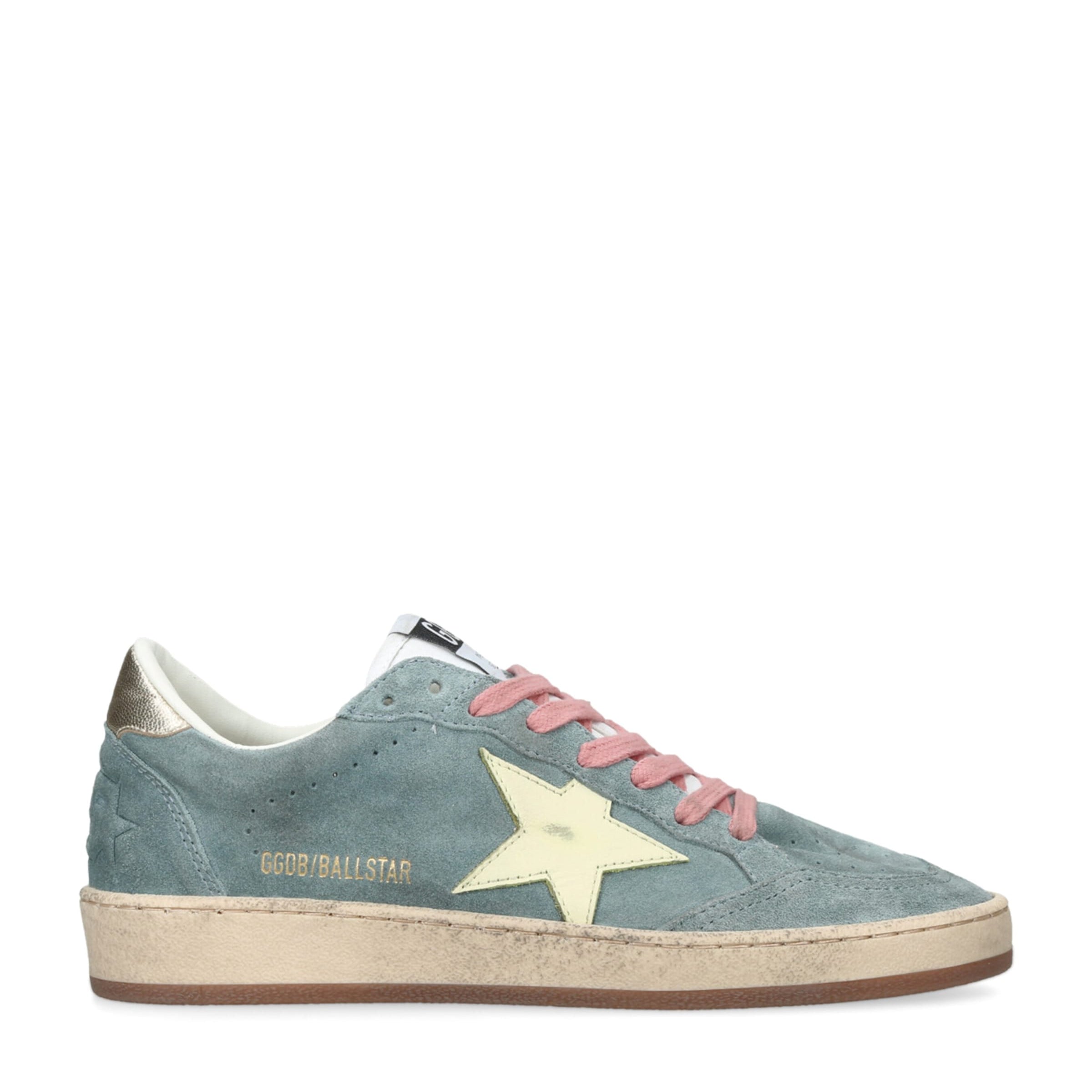Blue Suede Ball Star Sneakers