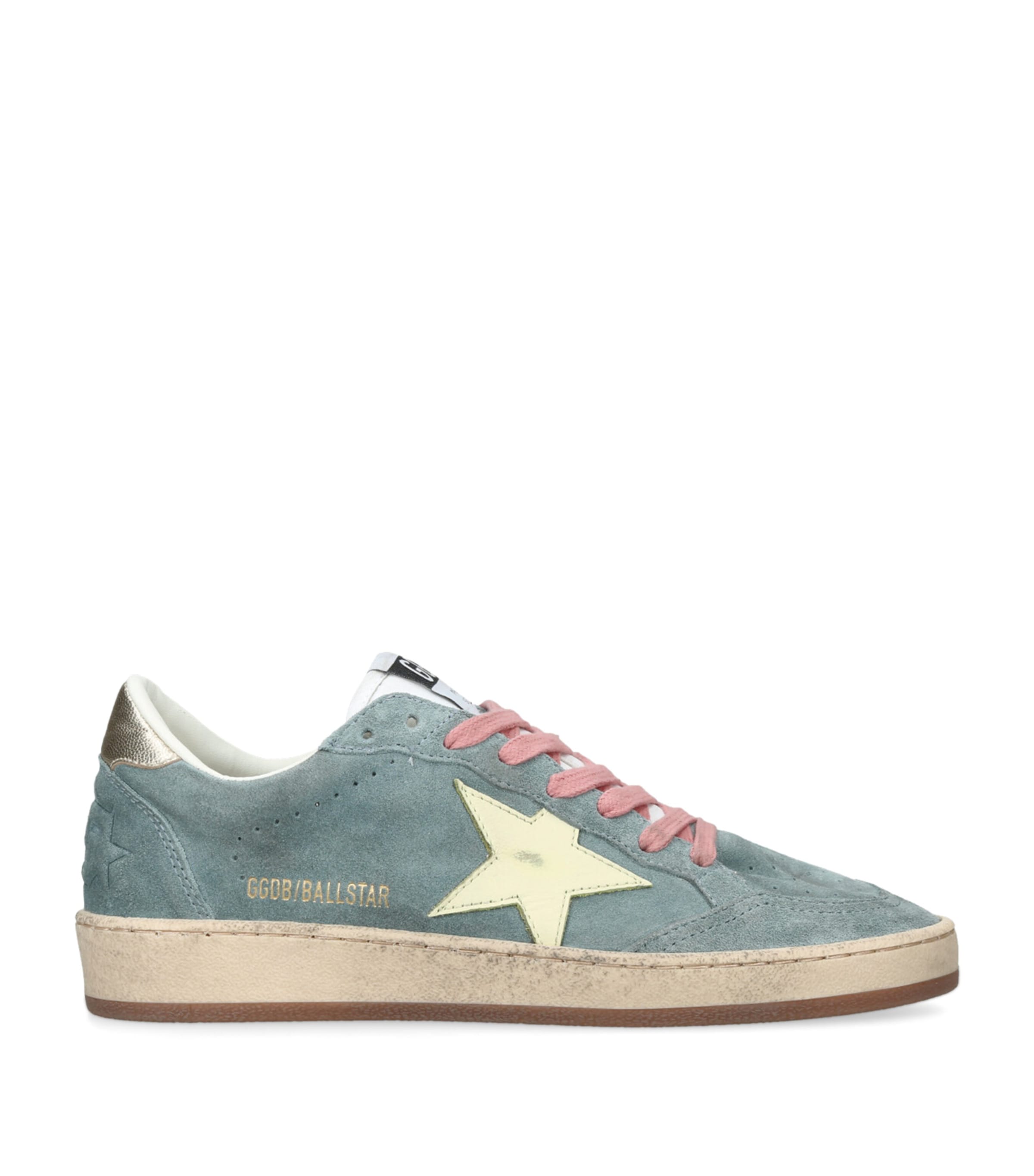 Blue Suede Ball Star Sneakers