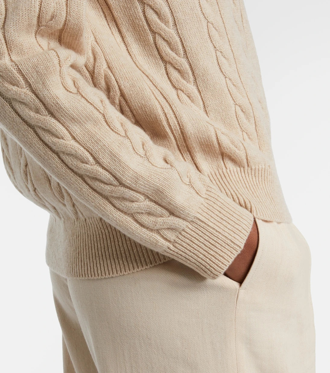 Loro Piana - Cedar cable-knit cashmere sweater