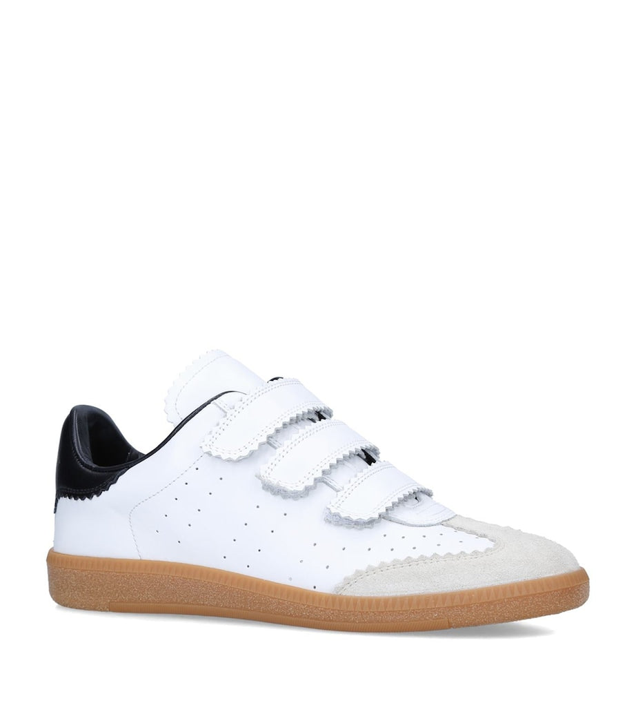Isabel Marant White Leather Beth Sneakers