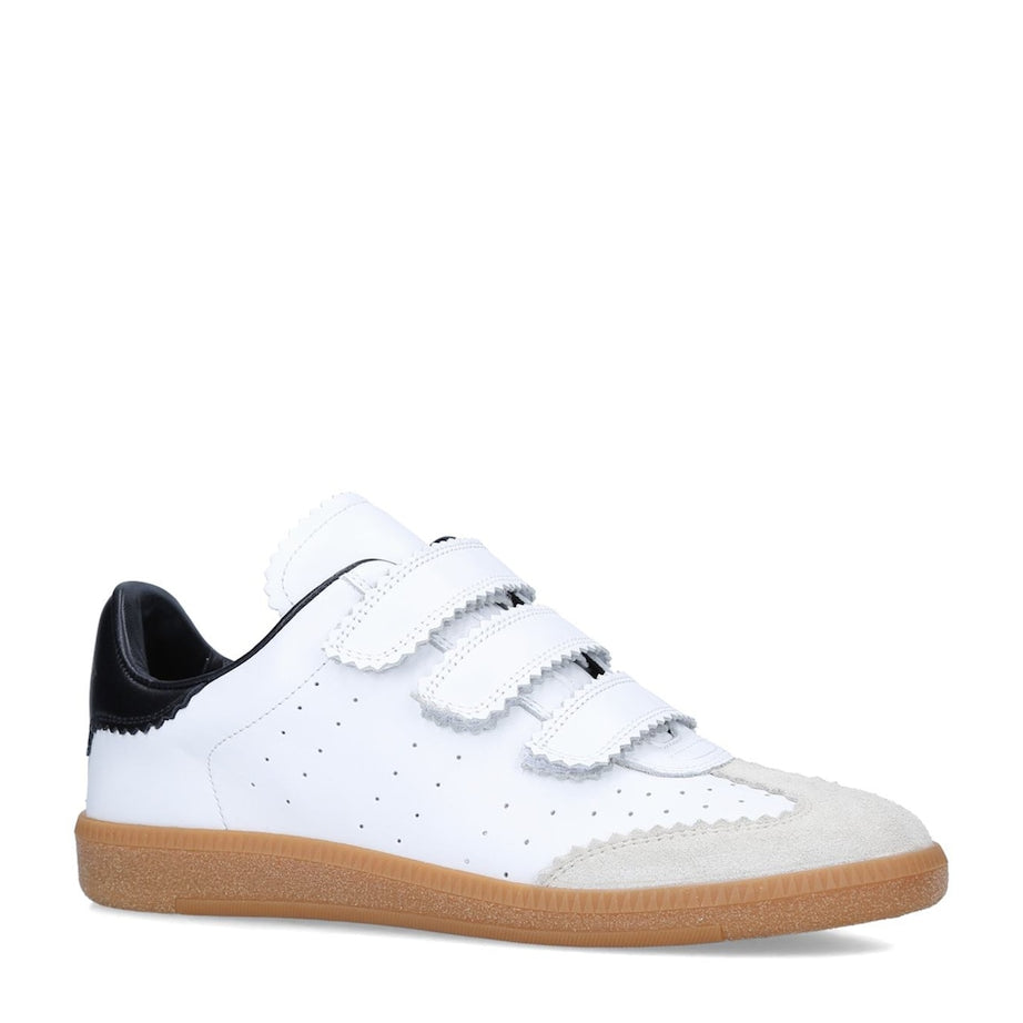 Isabel Marant White Leather Beth Sneakers