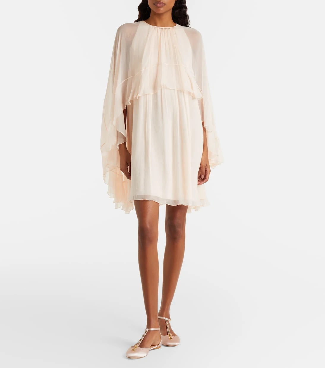 Chloé - Ruffled silk minidress