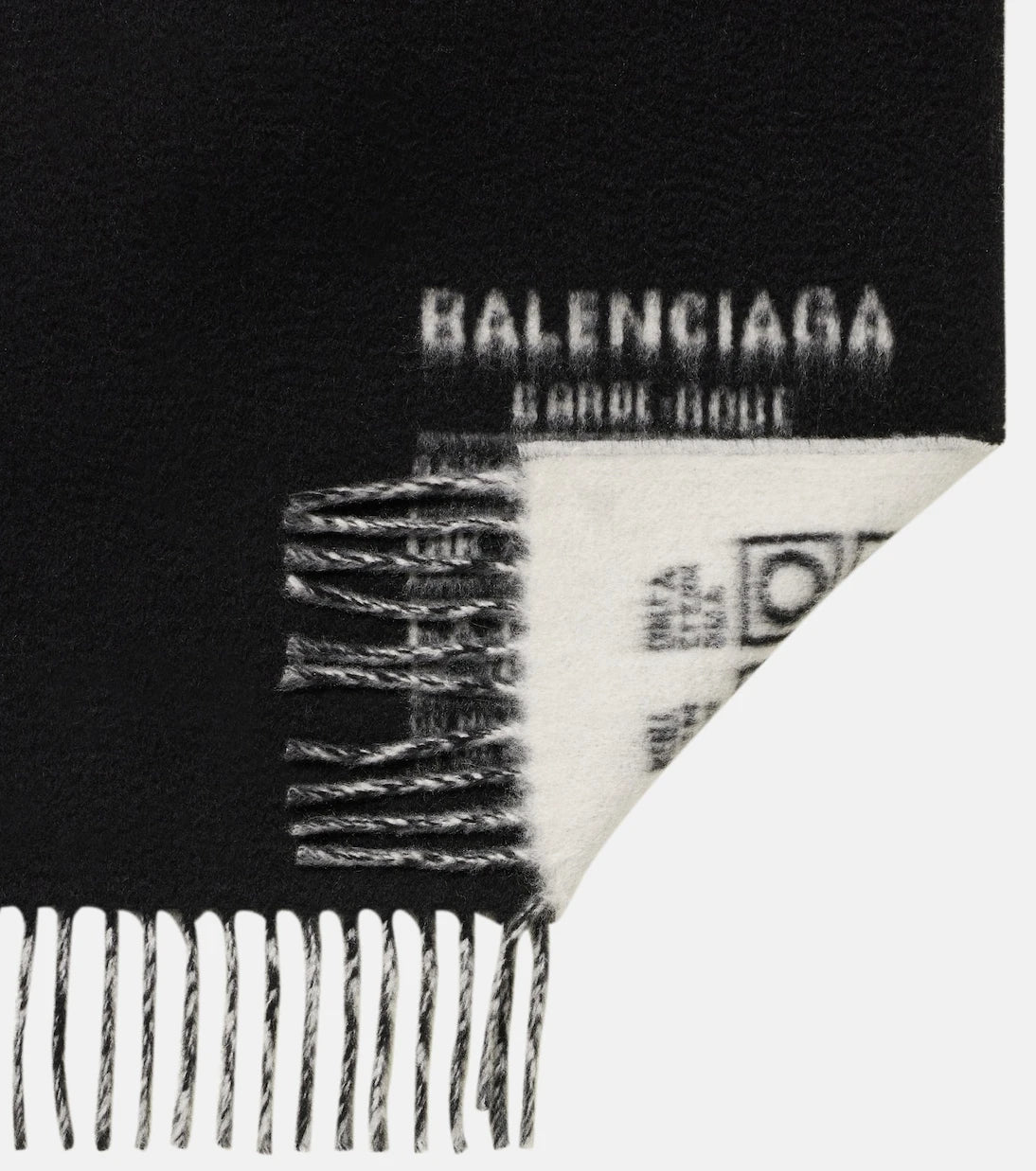 Balenciaga - Cashmere and wool scarf