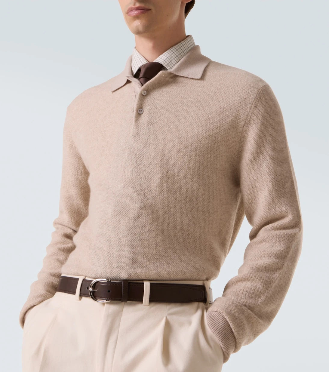 Ralph Lauren Purple Label - Cashmere polo sweater