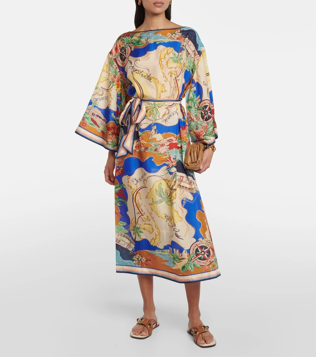 Zimmermann - Alight printed silk midi dress