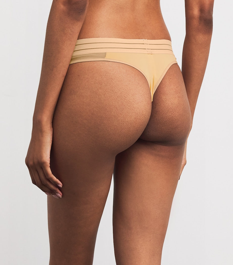 Maison Lejaby Beige Mesh-Insert Nufit Tanga