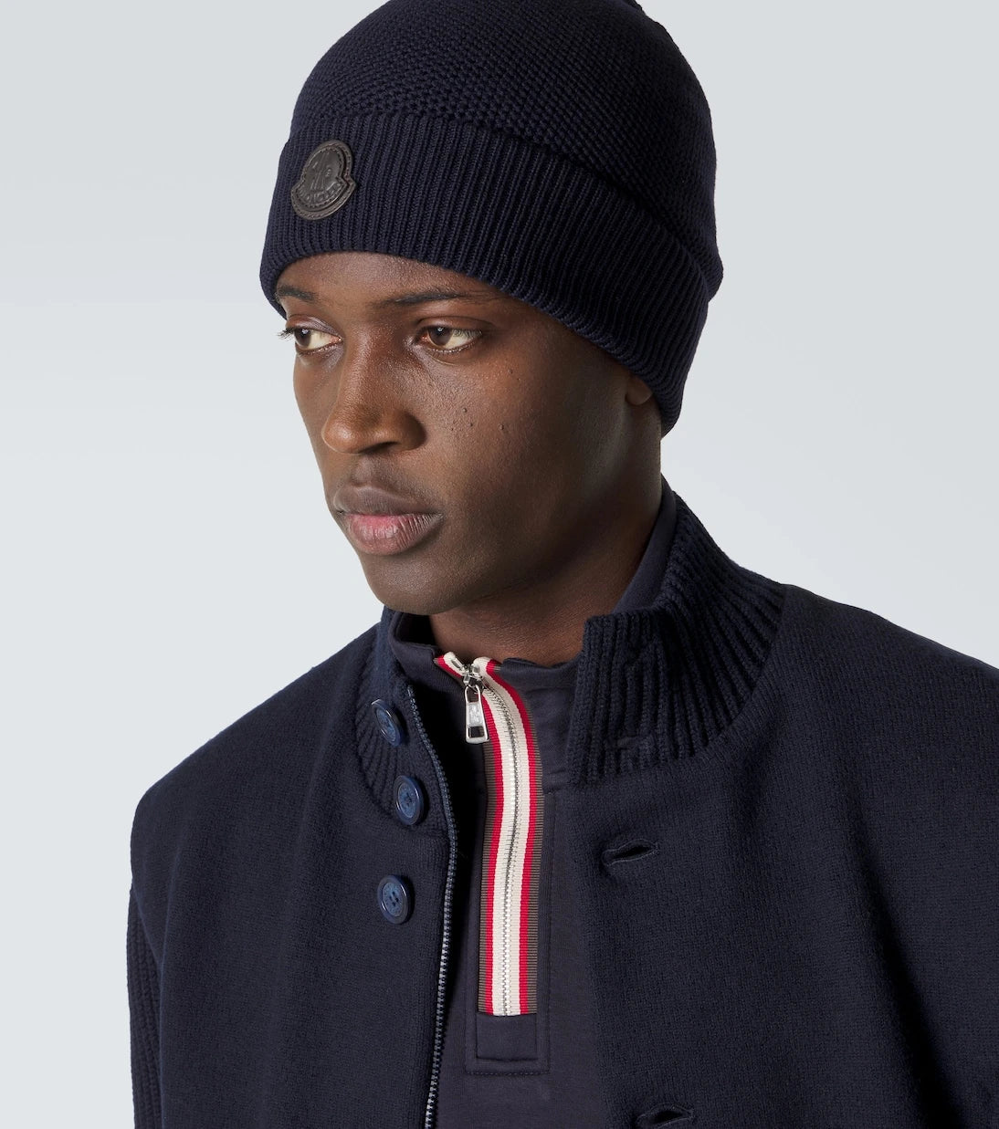 Moncler - Logo virgin wool beanie