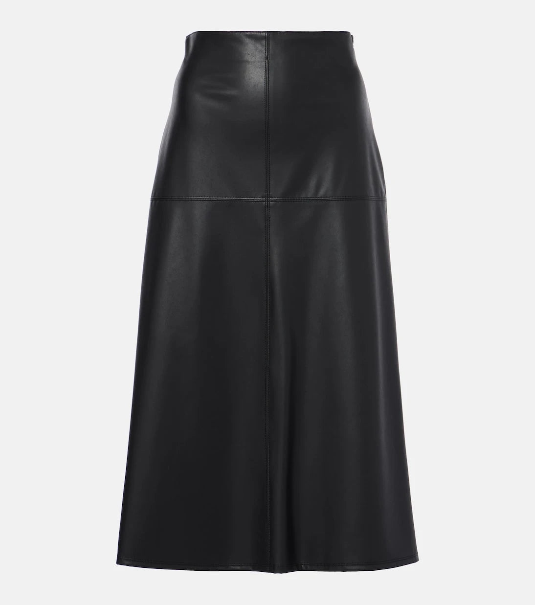 Max Mara - Leisure Scilli coated jersey midi skirt