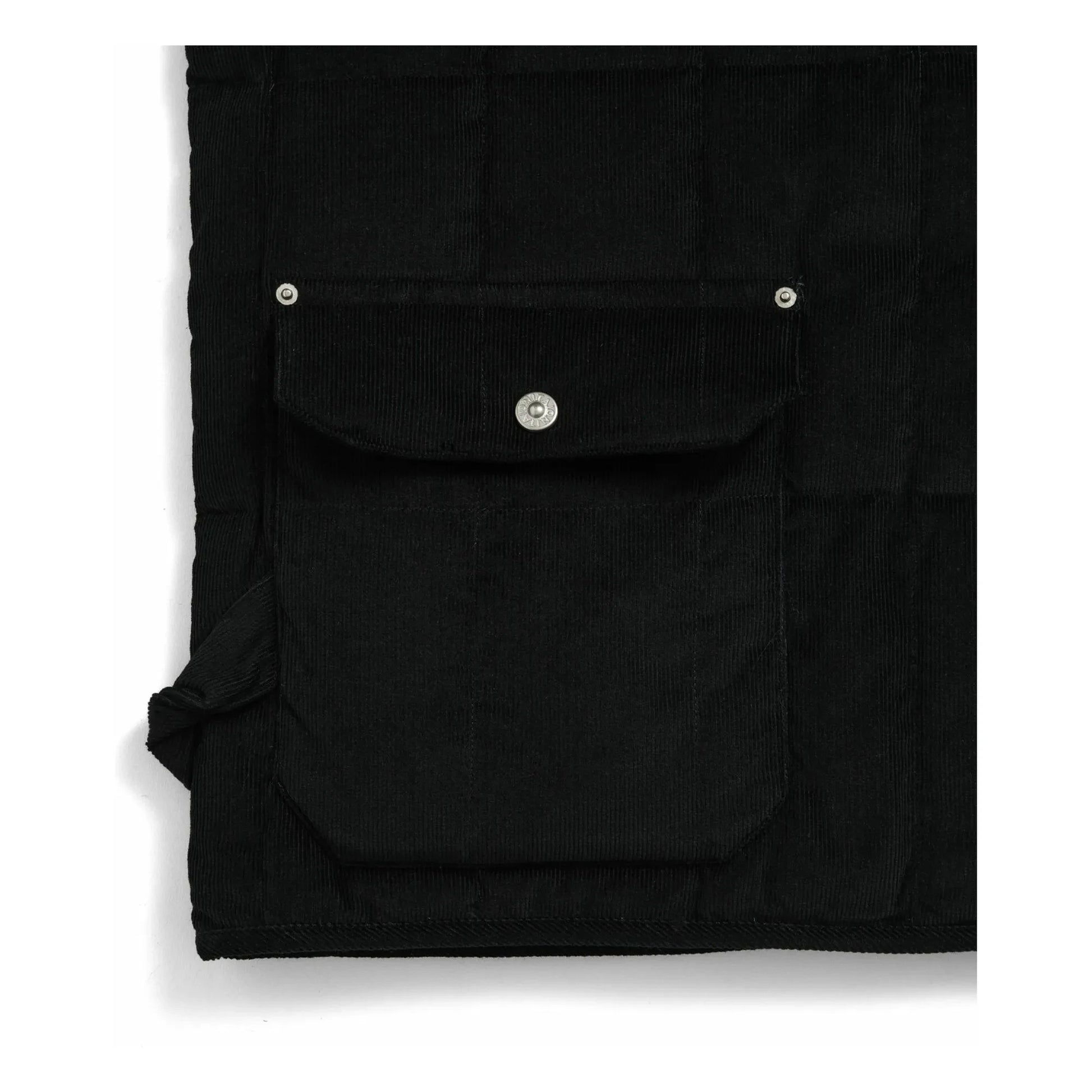 Taion - Corduroy Round Collar Jacket  | Black