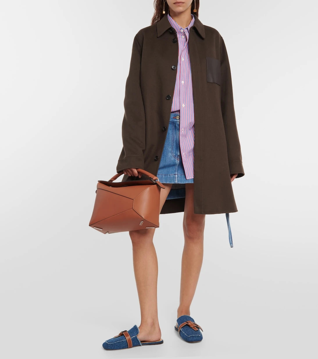 Loewe - Puzzle Edge Medium leather top-handle bag