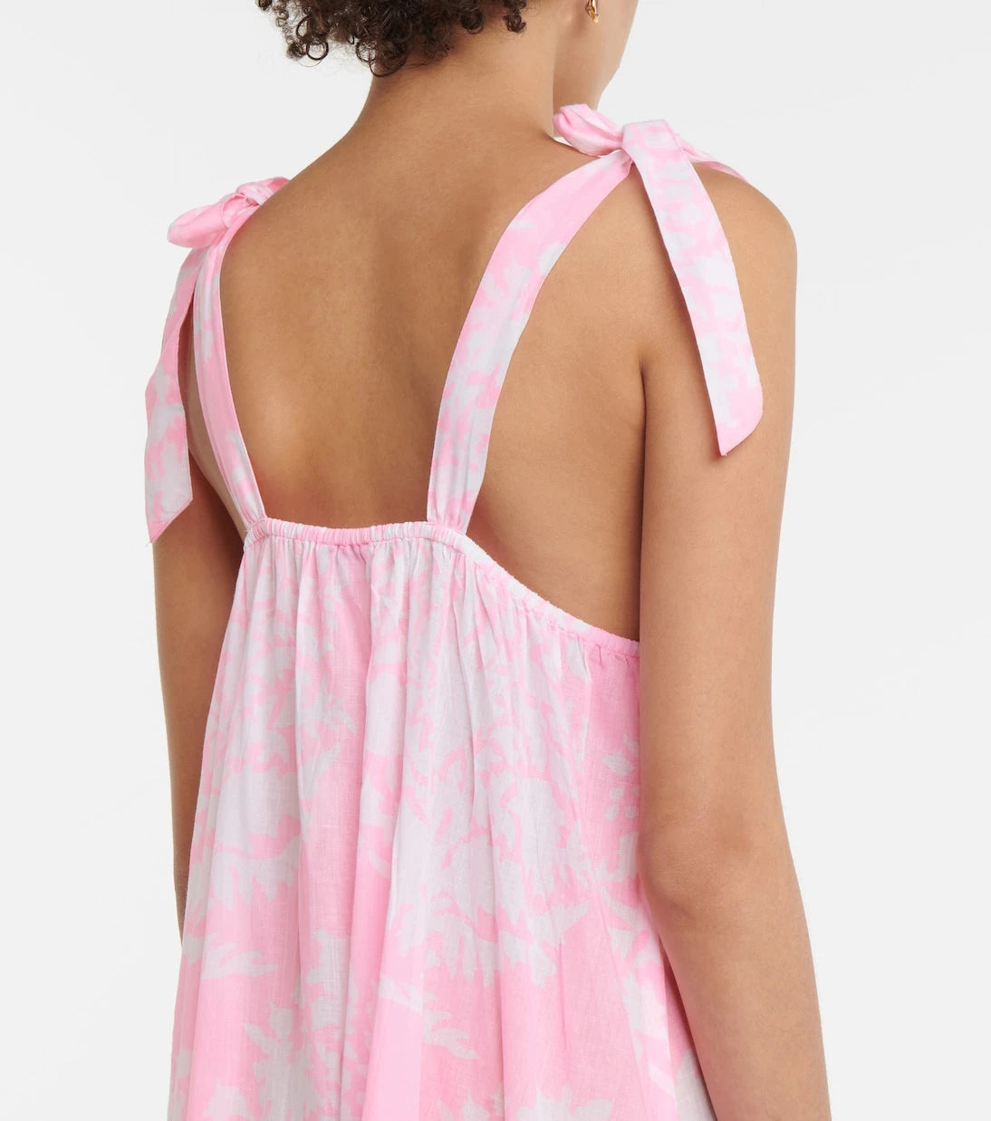 Juliet Dunn - Printed cotton midi dress