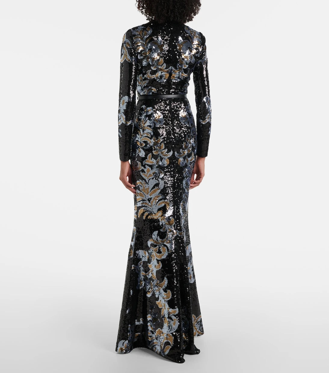 Elie Saab - Printed sequined gown