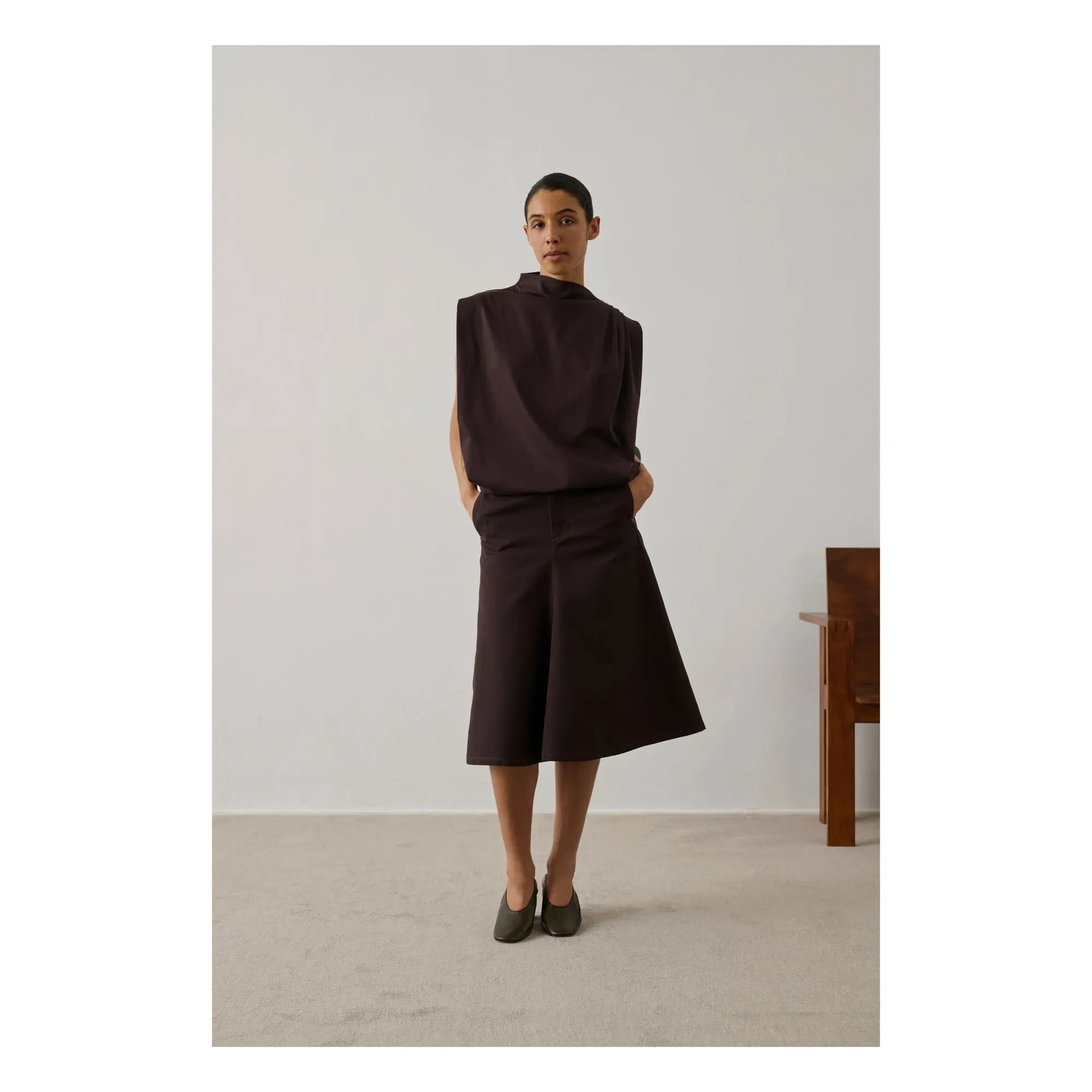 Soeur - Idris Cotton T-shirt | Dark Brown