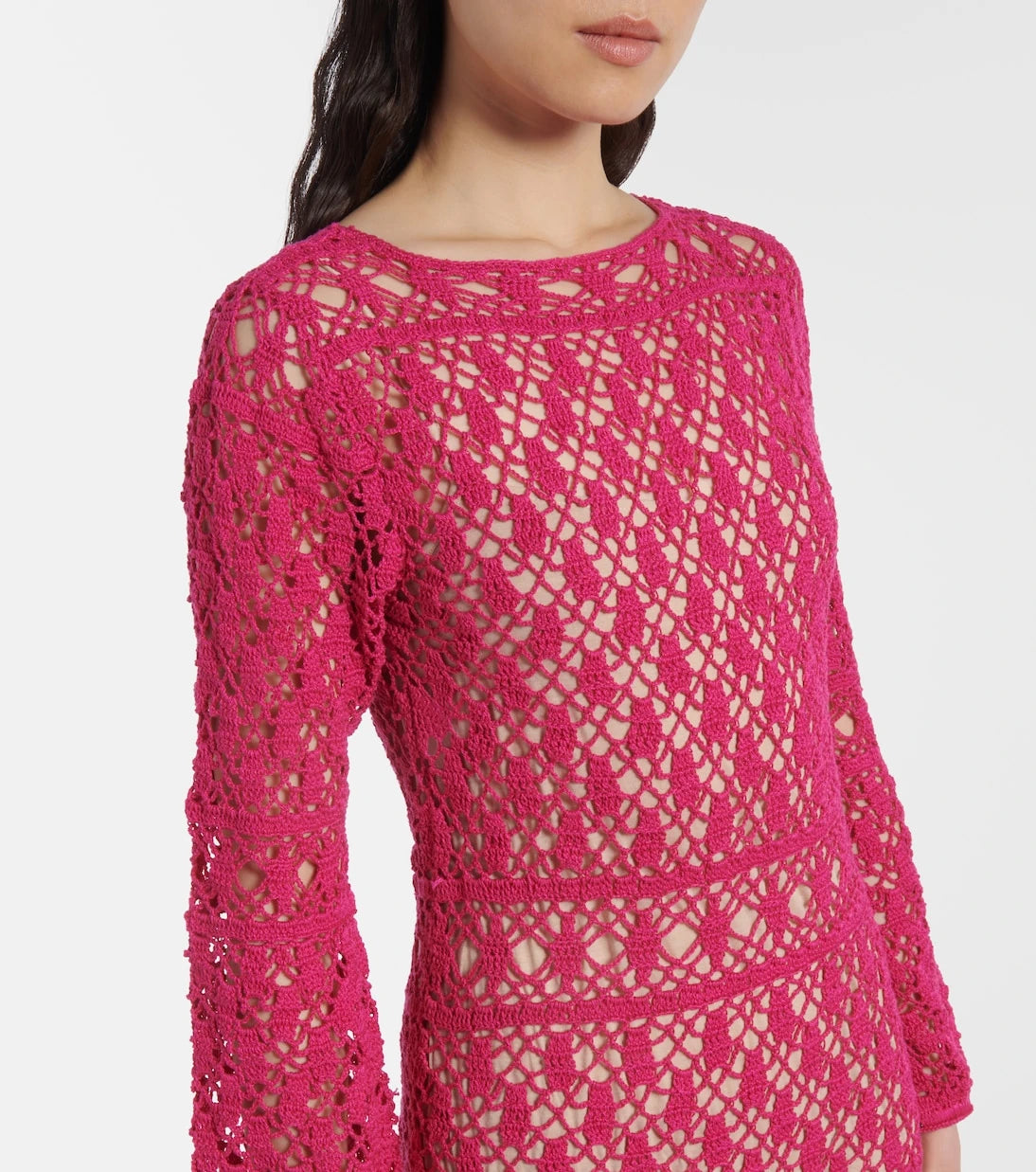 Anna Kosturova - Jennifer cotton crochet maxi dress