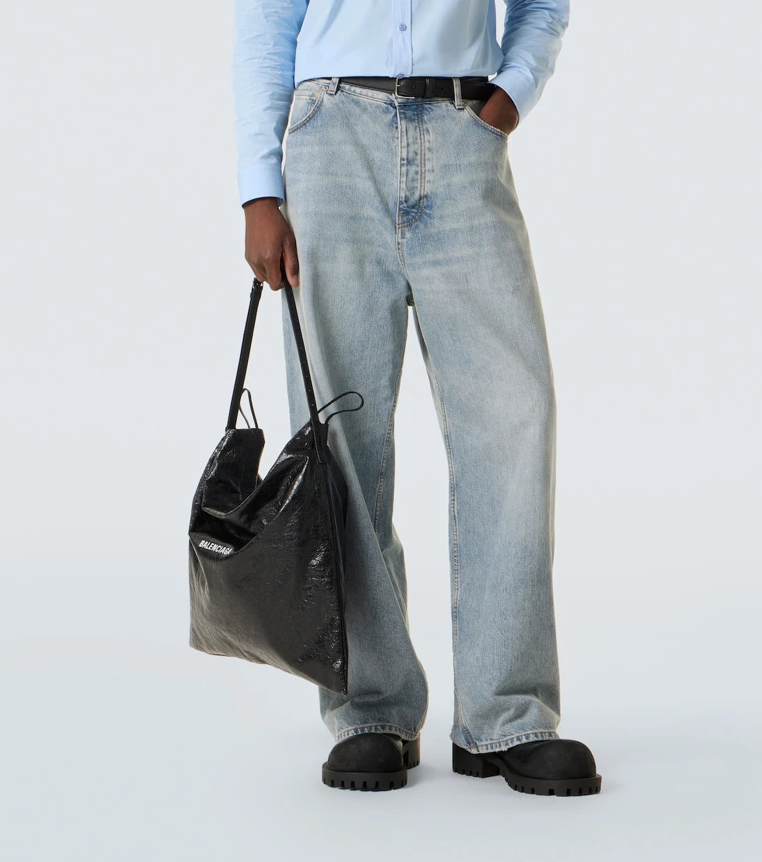 Balenciaga - Leather shoulder bag