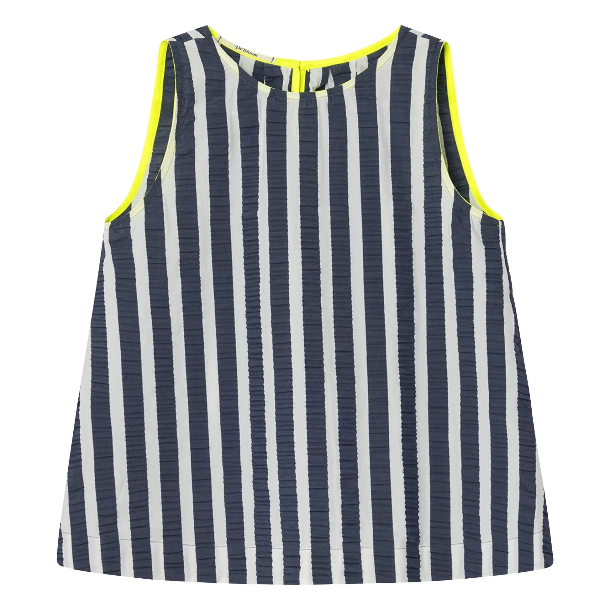 Dr Bloom - Fresco Stripes Blouse | Navy blue
